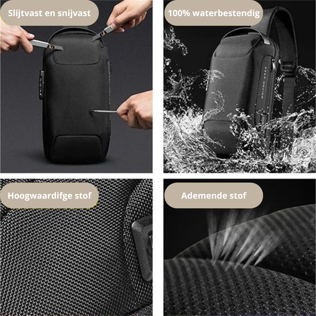 PowerSafe Anti-Diebstahl-Umhängetasche